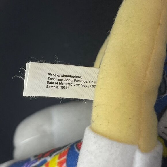 Sonic The Hedgehog Plush Toy 17" Comic Print Design By Toy Factory - Picture 6 of 10